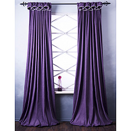 Шторы для комнаты Белошвейка Комплект штор Спринг, фиолетовый, 170*270 см