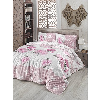 Комплект постельного белья "RANFORCE GULDEM" (2 спальный), розовый (kr-100427), фото 1