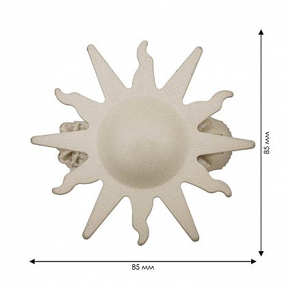 Держатель-клипса для штор "Солнышко", дизайн 110.592, сталь (ax-100467), фото 2