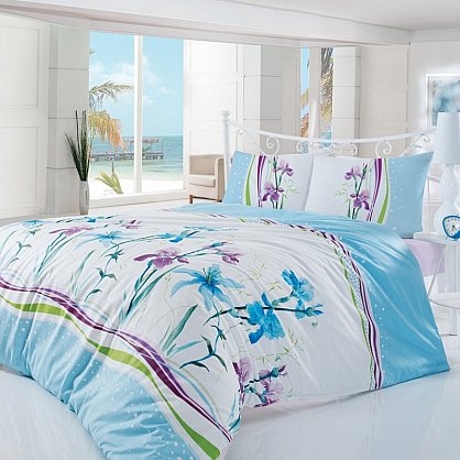 Комплект постельного белья CREAFORCE ASU 50х70*2 (2 спальный), голубой (kr-253-33-CHAR002), фото 1