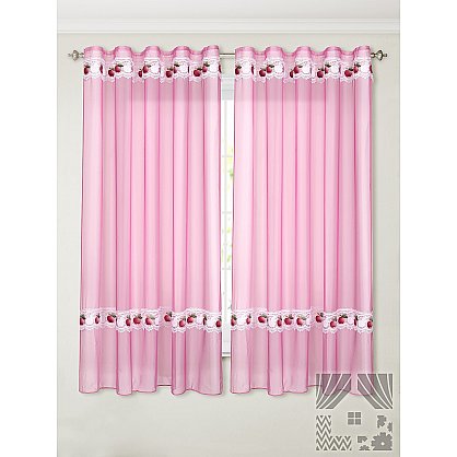 Комплект штор "Ианта" (розовый) (235799-t), фото 1