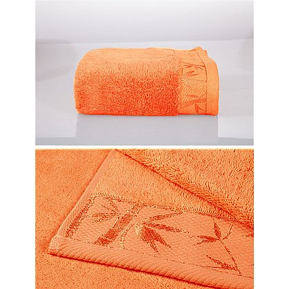 Полотенце махровое 50*90 "Унисон" Bamboo г/к бамбук оранжевый (204000), фото 1
