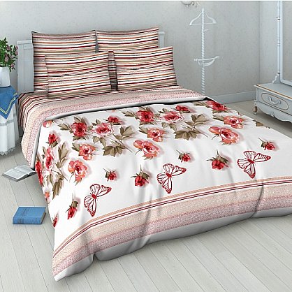 Комплект постельного белья "Розовый вальс-1" 4562-1 (2 спальное) (v100009d), фото 1