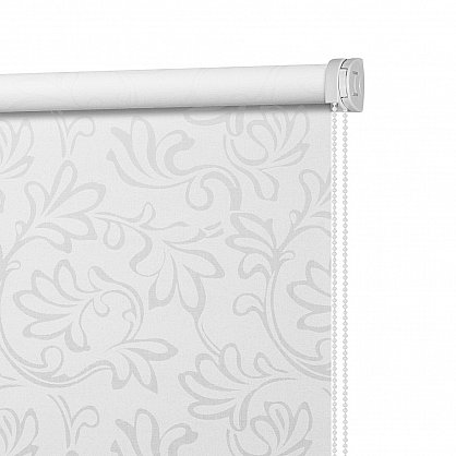 Рулонная штора ролло burnout "Нежность", белый, 120 см (ax-100043), фото 4