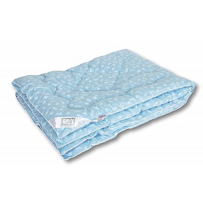 Одеяло "Лебяжий пух", теплое, голубой (al-100032-gr), фото 1