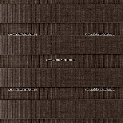 Рулонная штора "День-ночь Темно-коричневый", ширина 73 см (406-77(73) ), фото 5