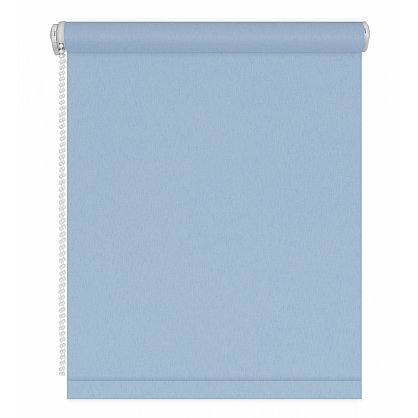 Рулонная штора ролло однотонная, голубой, ширина 80 см (add-100178), фото 1