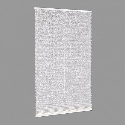 Штора плиссе "Basic Transparent Белый", ширина 68 см (31102-68), фото 7