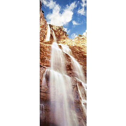 Фотопанно холст "Горный водопад", 100*270 см (d-102421), фото 2