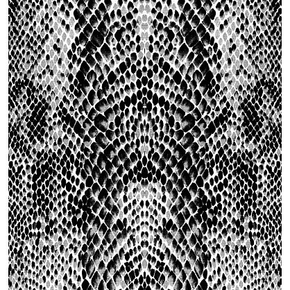 Рулонная штора ролло лен "Змеиный принт" (d-201012-gr), фото 3