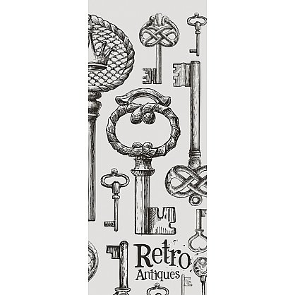 Рулонная штора лен "Ключи", 52 см (d-102987), фото 3
