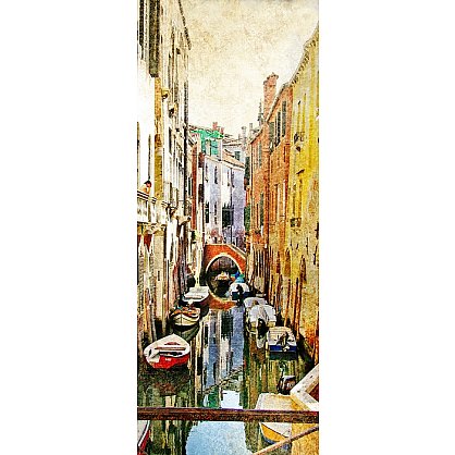Рулонная штора лен "Каналы Венеции", 43 см (d-100019), фото 6