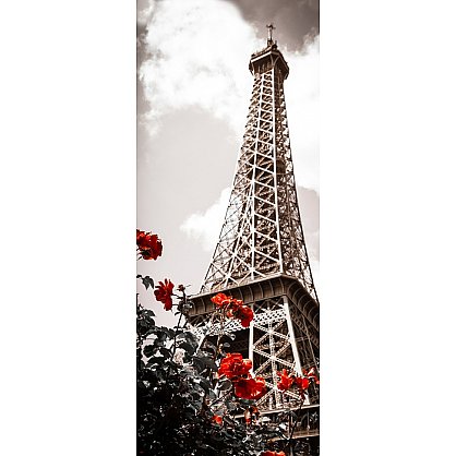 Рулонная штора лен "Весна в Париже", 52 см-A (d-103215-A), фото 2