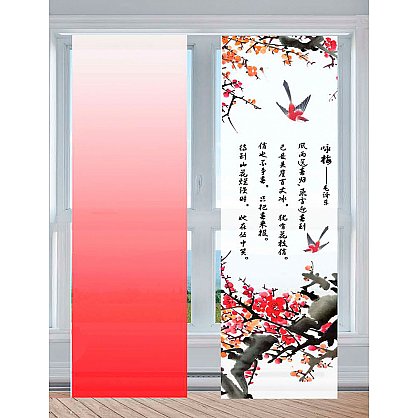 Японская штора цветная "Восточные мотивы-A" (w678-241-A), фото 2