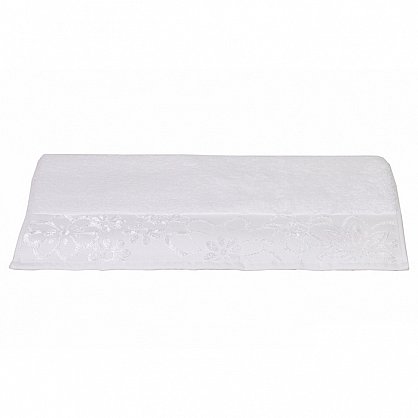 Махровое полотенце "DORA", белый, 100*150 см (h-8698499300781), фото 1