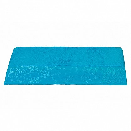 Махровое полотенце "DORA", бирюзовый, 30*50 см (h-8698499300880), фото 1