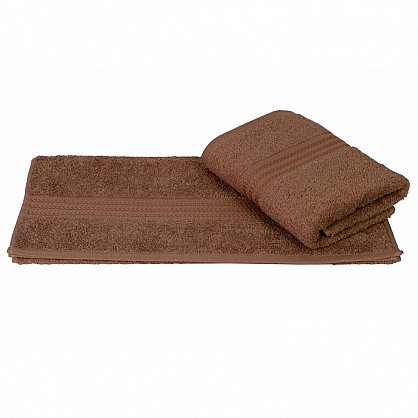 Махровое полотенце "RAINBOW", коричневый (h-8698499302297-gr), фото 1