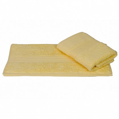 Махровое полотенце "RAINBOW", светло-желтый, 70*140 см (h-8698499302754), фото 1