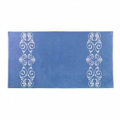 Полотенце "Aquarelle Шарлиз", белый, спокойный синий, 35*70 см (nt-100918), фото 1