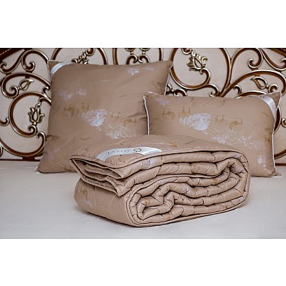 Одеяло облегченное верблюжья шерсть "Акварель" (sl-200008-gr), фото 2