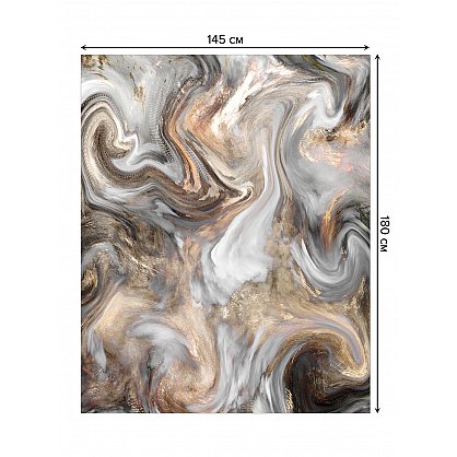 Скатерть сатен "Мраморные вихри", 145*180 см (j-100969), фото 2