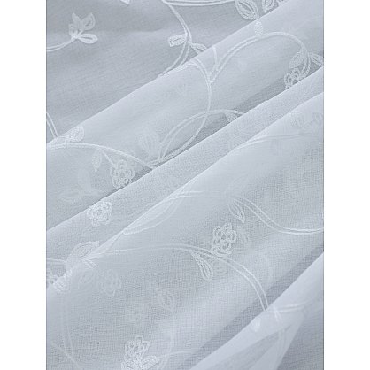 Тюль вышивка Premium RR 61910075-01, белый, 300*270 см (tr-1042359), фото 5