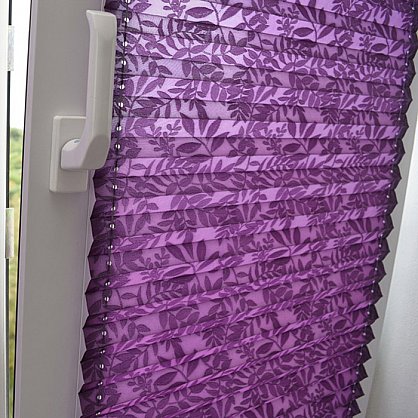 Штора плиссе "Фиолетовый", ширина 34 см (334-34), фото 4